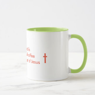 Caneca Tudo que eu preciso é café e muito Jesus