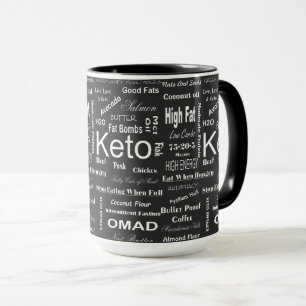 Caneca Tudo sobre Keto