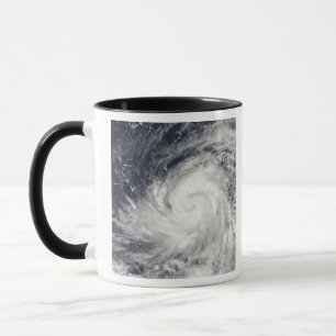 Caneca Tufão Lupit sobre o Oceano Pacífico ocidental
