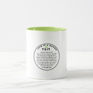Caneca TUIT ROUND, dois tons