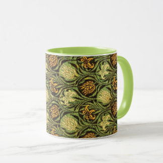 Caneca Tulip and Lily, famous pattern,