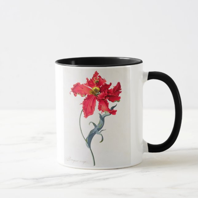 Caneca Tulipa: Vermelho de Perroquet (Direita)