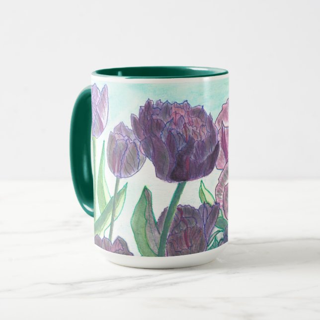 Caneca Tulipas (Frente Esquerda)