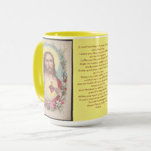 Caneca Tumg de Oração do Coração Sagrado