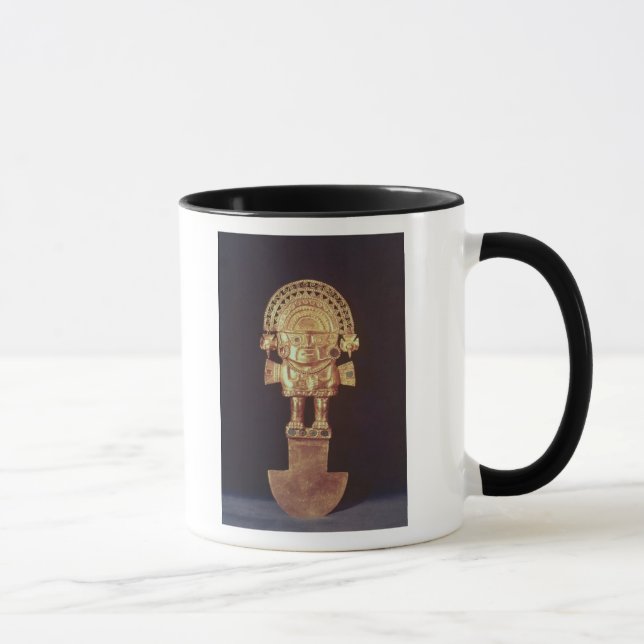 Caneca Tumi ou faca cerimonial na forma de Naylamp (Direita)