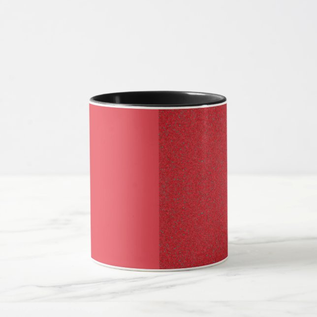 Caneca Túmulo Vermelho Personalizado Dividido - Lado Text (Centro)