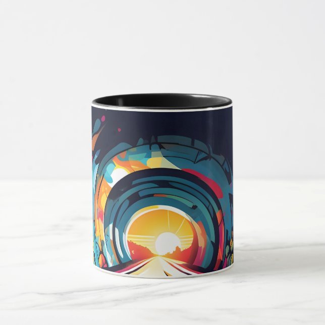 Caneca Túnel com arte de Grafite (Centro)