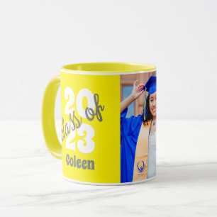 Caneca Turma De 2023   Foto De Formatura Moderna Personal