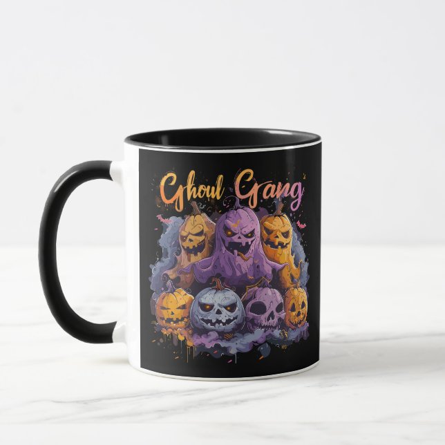 Caneca Turma de Gás | ExDesigner | Dia das Bruxas (Esquerda)