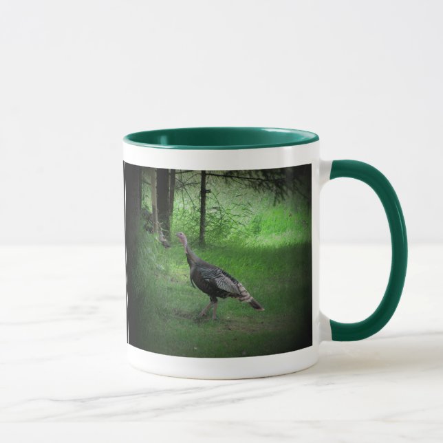 Caneca Turquia selvagem e café (Direita)