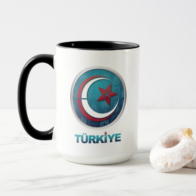 Caneca Turquia Turquia Europa Ásia (Com Donut)