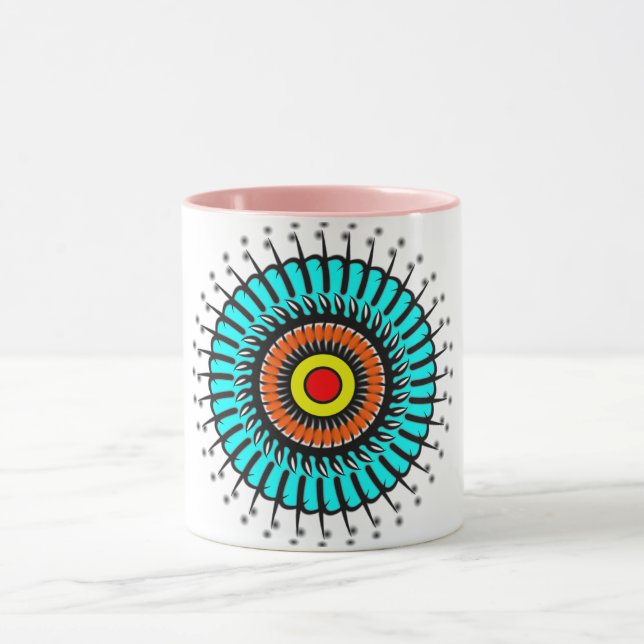Caneca Turquoise Zen Mandala (Centro)