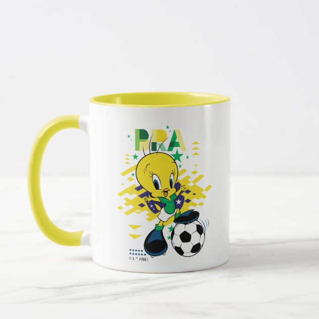 Caneca TWEETY™ Team Brazil Soccer Graphic (Esquerda)
