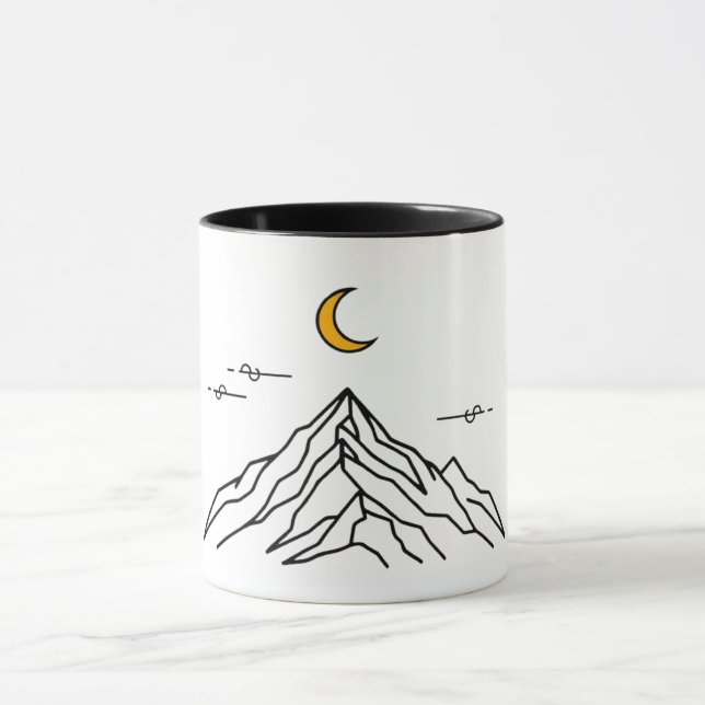 Caneca Two-Tone Mug “Mountain & Moon” (Centro)