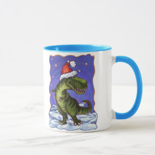 Caneca Tyrannosaurus Christmas