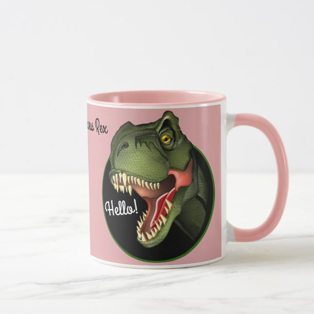Caneca Tyrannosaurus Rex Dinosaur Mug (Direita)