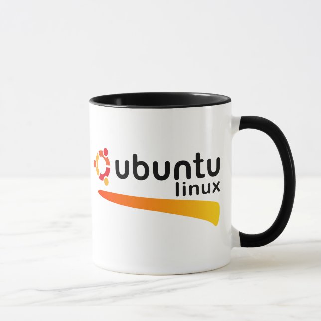 Caneca Ubuntu Linux Open Source (Direita)