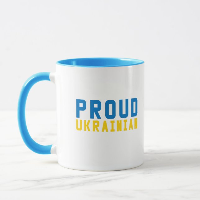 Caneca Ucraniano Orgulhoso (Esquerda)