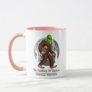 Caneca UFO resolvido mistério da conspiração de Bigfoot