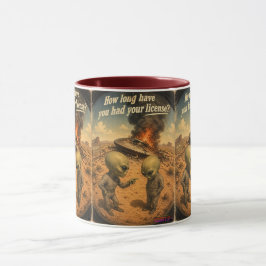 Caneca UFO Roswell 40-50s