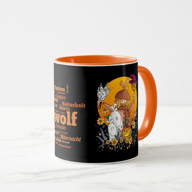 Caneca Ugo - Halloween (Frente Esquerda)
