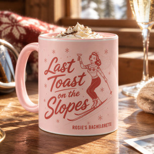 Caneca Último brinde nas Encostas Rosa Despedida de Solte