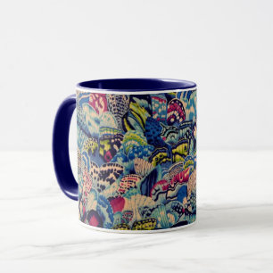 Caneca Um adorável Tecido Philip Jacobs Borboleta Wing M