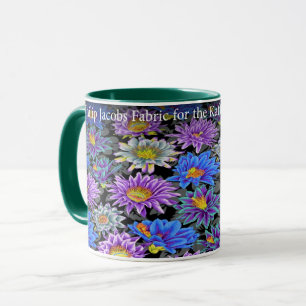 Caneca Um Adorável Tecido Philip Jacobs Cactus Flower Mu