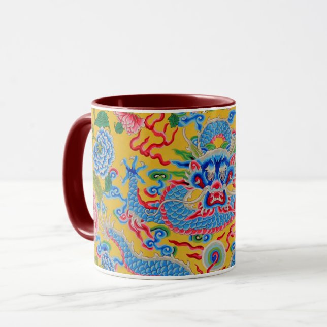 Caneca Um Adorável Tecido Philip Jacobs Dragon Mug (Frente Esquerda)