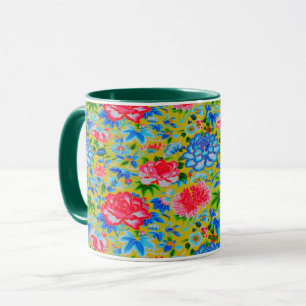 Caneca Um Adorável Tecido Philip Jacobs Peony Mug