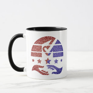 Caneca Um aperto de mão para alterar