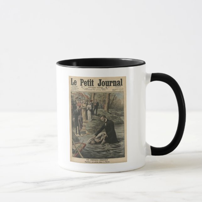 Caneca Um baptismo adventista no La Marne (Direita)