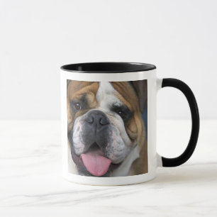 Caneca Um buldogue inglês em Bélgica