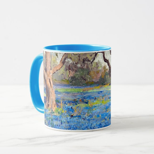 Caneca Um Campo de Bluebonnets na Alamo Heights, 1919 (Frente Esquerda)