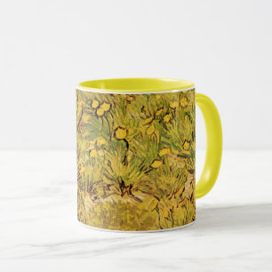 Caneca Um Campo de Flores Amarelas por Vincent van Gogh