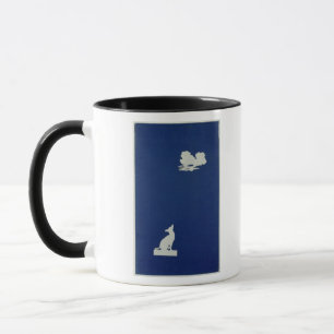 Caneca Um cão que urra na lua