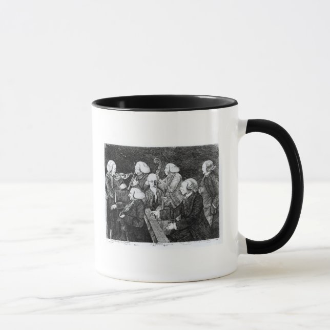 Caneca Um concerto em Cambridge, 1770 (Direita)