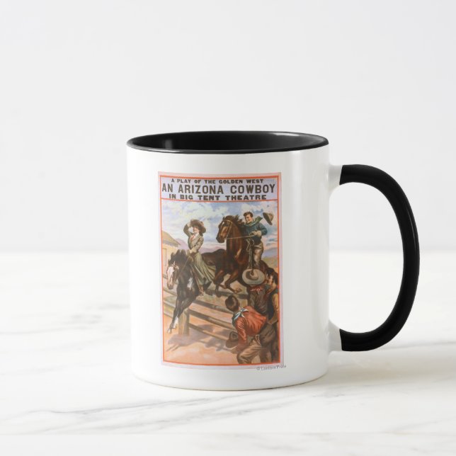 Caneca Um cowboy Arizona no Big Tent Theater (Direita)