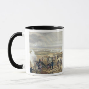 Caneca Um dia quente nas baterias, placa 'de Seat o