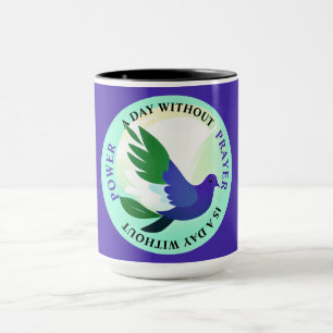 Caneca Um dia sem oração é um dia sem energia