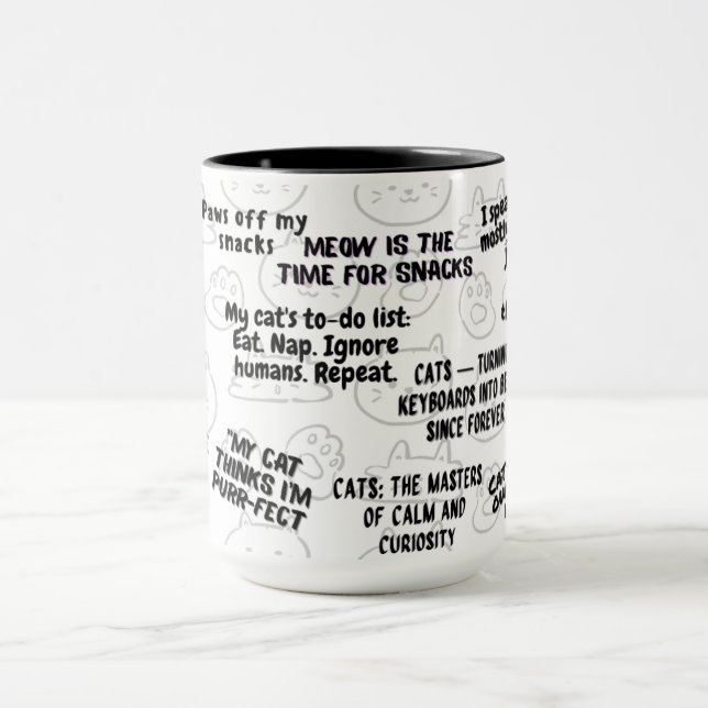 CANECA UM GATO AMA MUG (Centro)