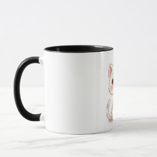 Caneca um gato bonito