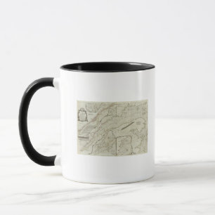 Caneca Um gráfico exato da Rua do rio Laurence
