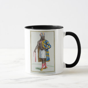 Caneca Um homem Patagonian, 1780 (gravura colorida)
