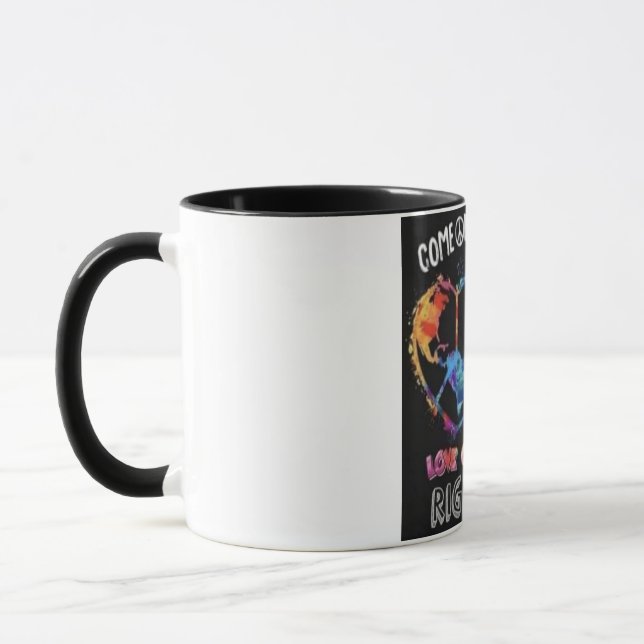 Caneca Um Maravilhoso 1960s Inspirou Mug... 60s Groovy (Esquerda)