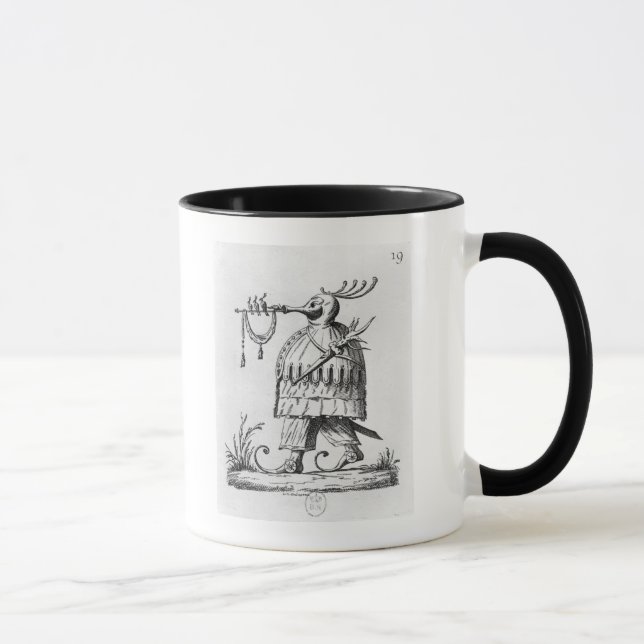 Caneca Um monstro, 'Les Songes Drolatiques de Pantagruel' (Direita)
