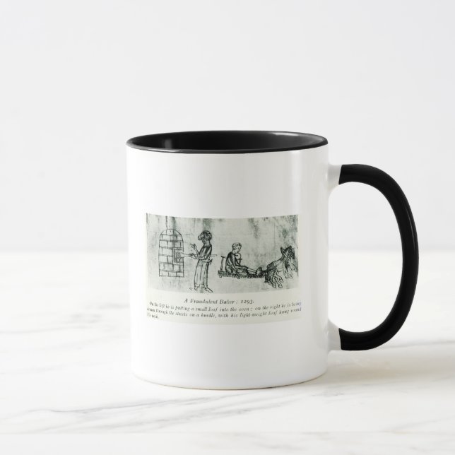 Caneca Um padeiro fraudulento, 1293 (Direita)