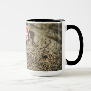 Caneca Um par de óculos de sol elegantes na praia