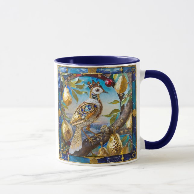 Caneca Um Partucho em uma Árvore de Pera (Direita)