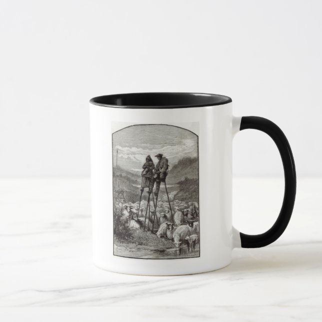 Caneca Um pastoral nos Landes (Direita)